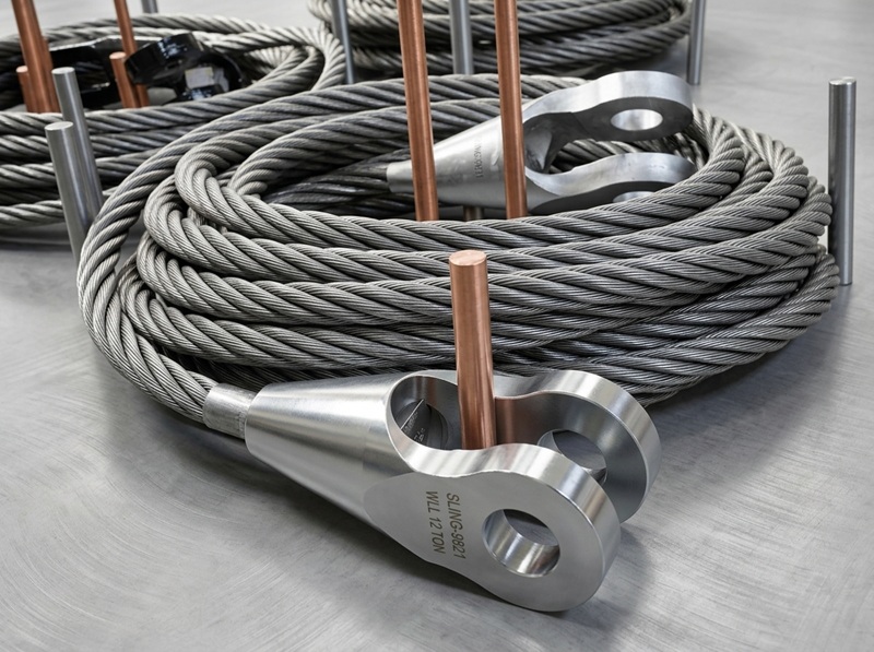 cast steel wire rope slings